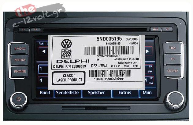 VW RCD510 (Delphi) systems